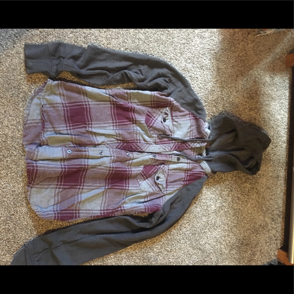 Flannel/hoodie